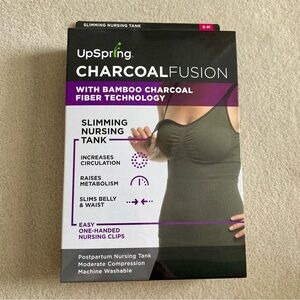Charcoal Fusion Slimming Nursing Tank - S/M - NWT